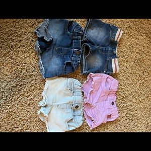 3T Jean shorts, set of 4